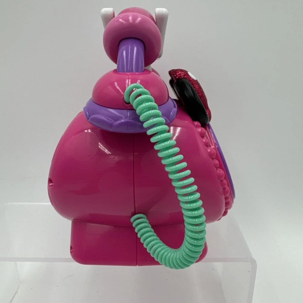 Disney Junior Minnie Mouse Ring Me Rotary Phone Pink Lights &‎ Sounds